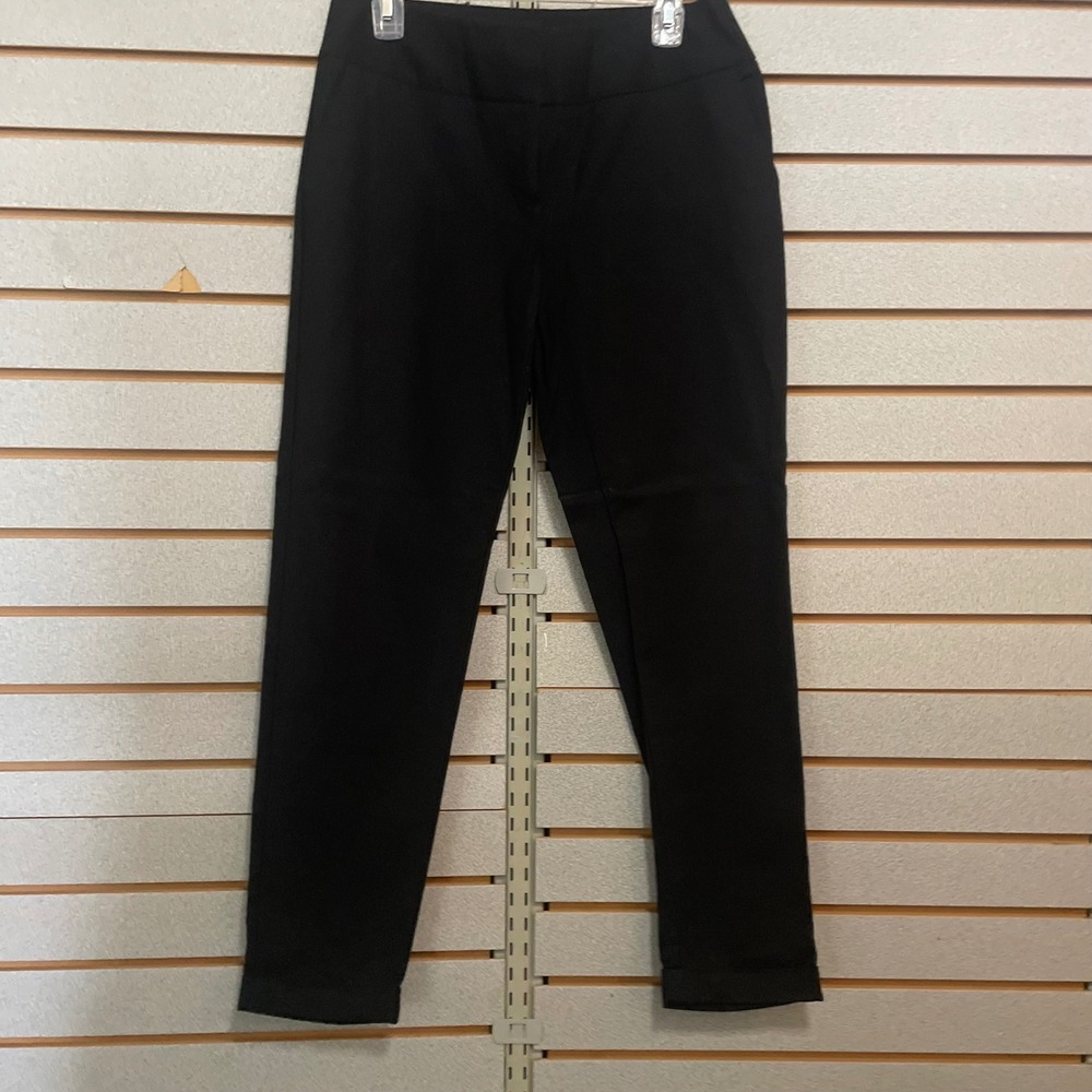 Worthington Modern Fit Black Straight Leg Dress Pants Women's Size 6